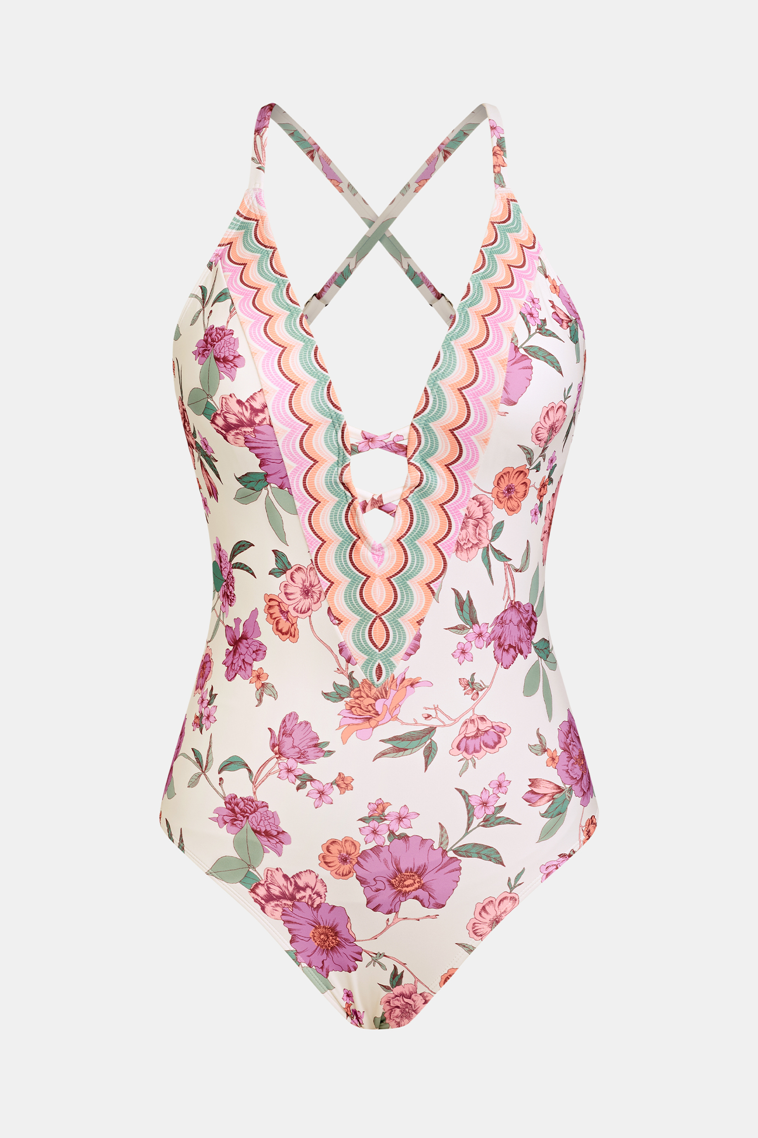 Traje de baño de una pieza con soporte flexible All Vibes
