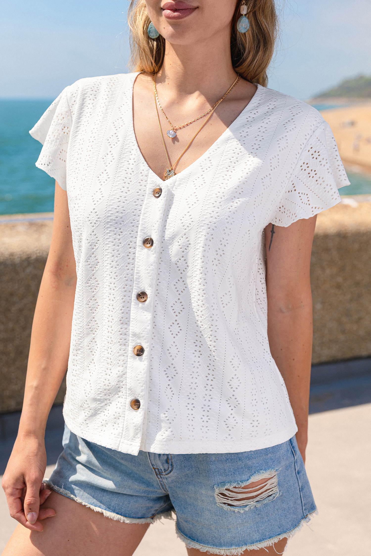 In Balance White Top