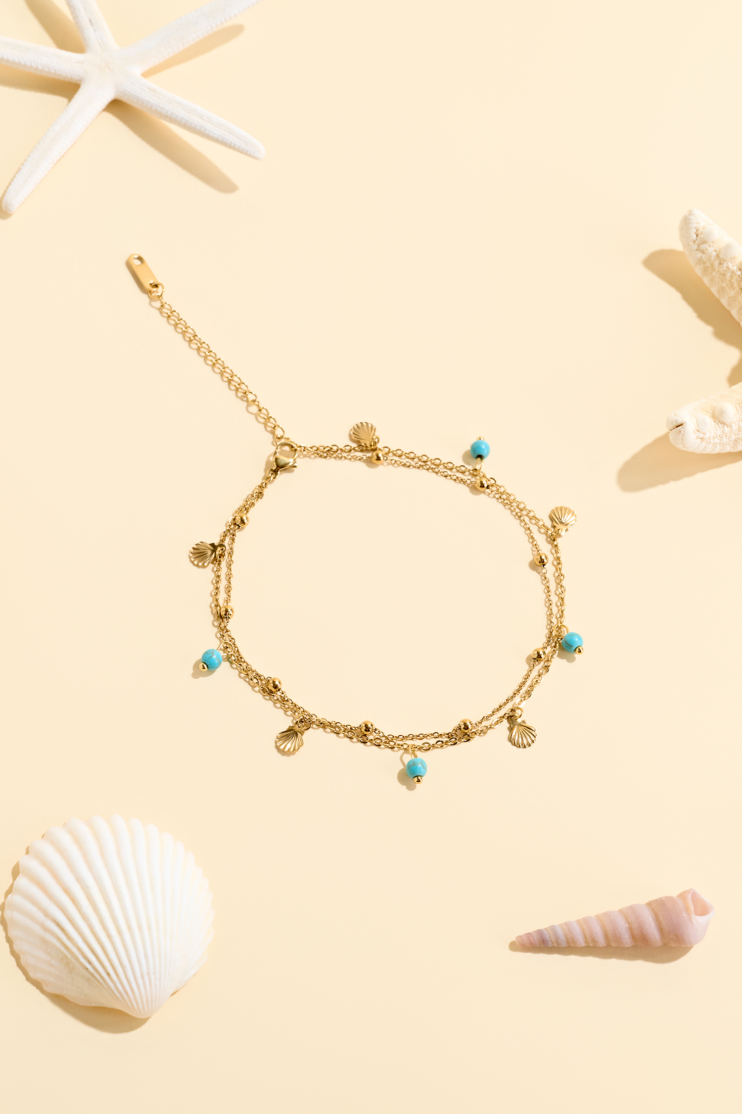 Sun Daze Gold-Tone Anklet