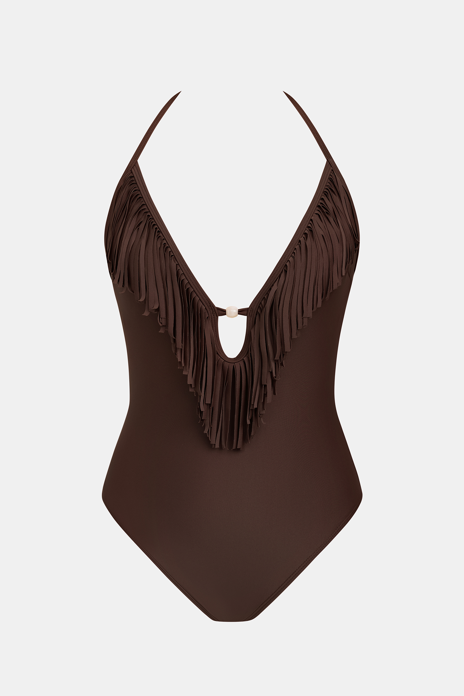 Sienna Brown One-Piece Swimsuit