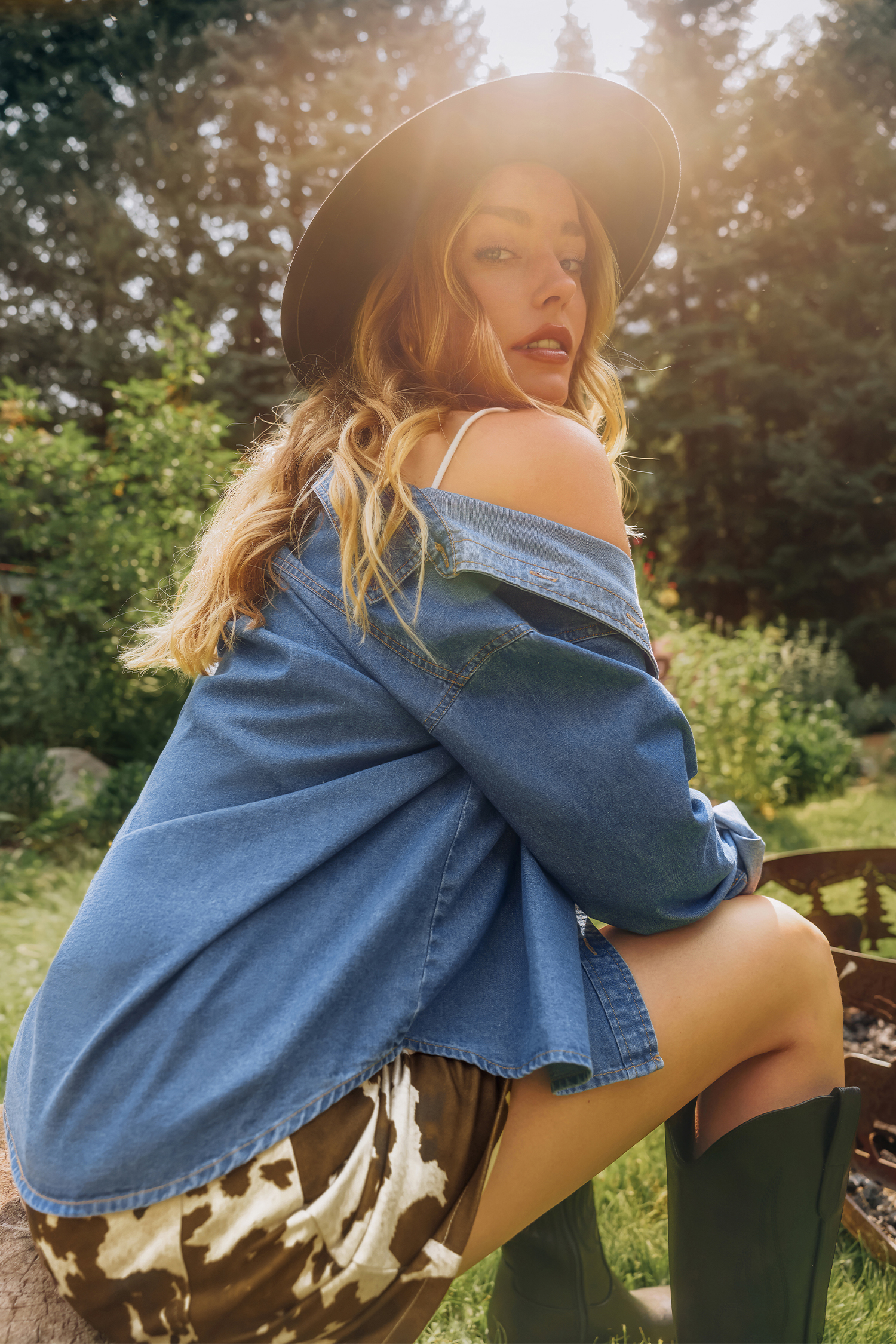 Off Duty Denim Shirt