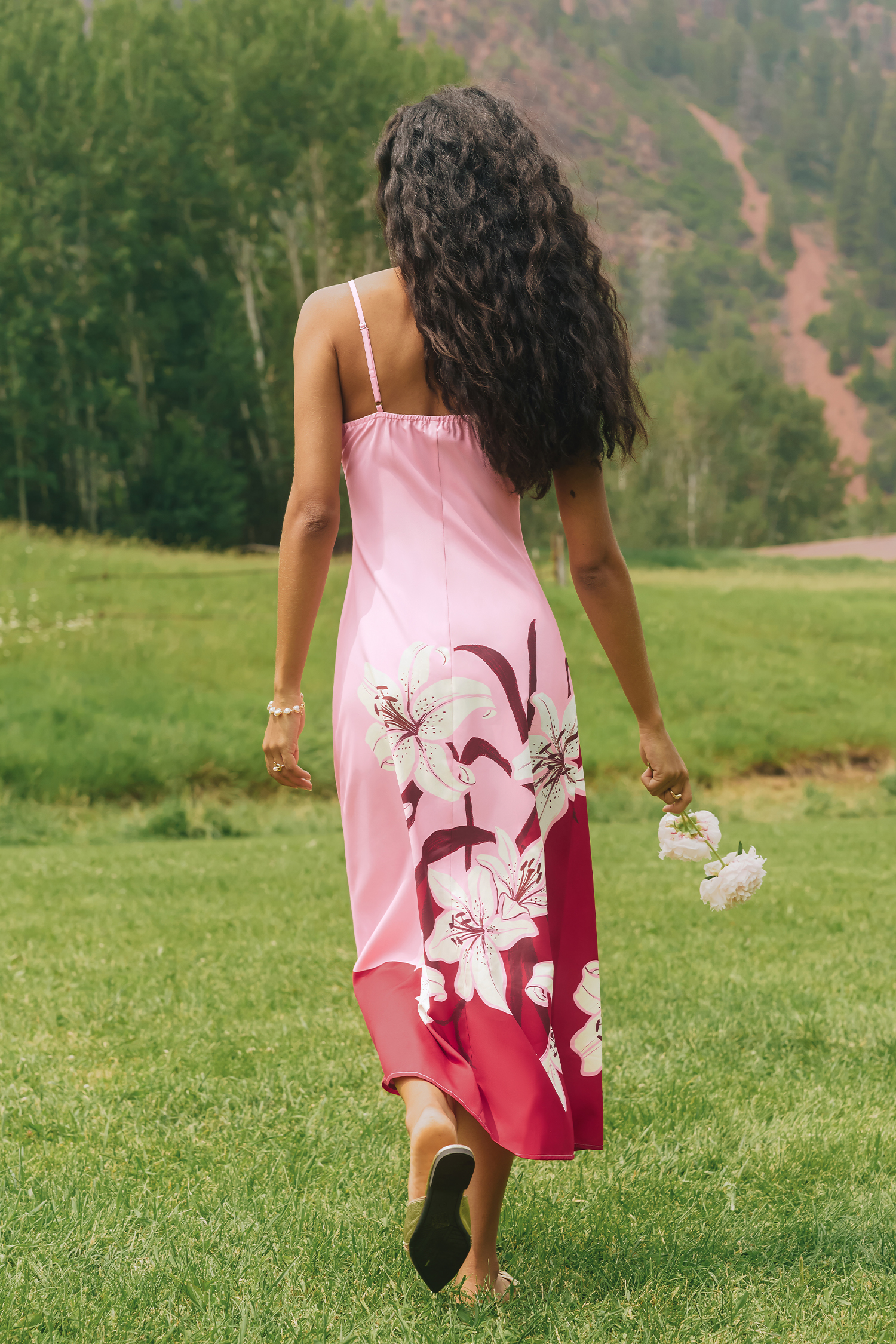 Aspen Romance Sukienka Maxi w Kwiaty